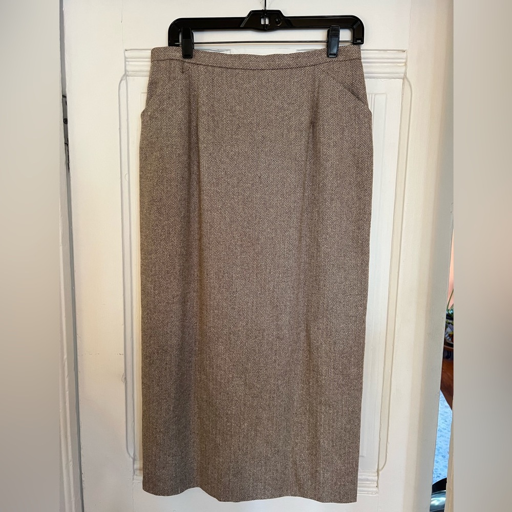 Talbots vintage 1990s silk blend skirt size 12